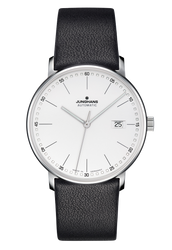 junghans FORM A watch - matte silver dial, automatic movement, made in Germany 27/4730.00