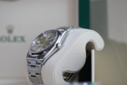 Rolex Oyster Perpetual 41mm model 124300 Silver Dial, Smooth Bezel Oyster Bracelet, Unworn Complete.  Available for sale in stock at Legend of Time Chicago watch store.