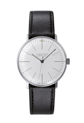 JUNGHANS MAX BILL 34mm Manual Winding 27/3700.02 Bauhaus minimal silver dial
