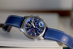 Bremont ALT1-P2/BL BLUE dial Chrono Auto 43mm Watch Date Steel Trip-Tick® Case