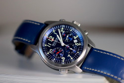 Bremont ALT1-P2/BL BLUE dial Chrono Auto 43mm Watch Date Steel Trip-Tick® Case