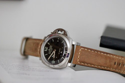 PANERAI Luminor 1950 10 Days GMT 44mm PAM00270 Black Dial Steel Mens Watch