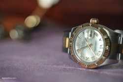 Mother of Pearl Dial with Yellow Gold numerals