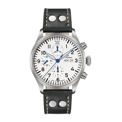 Laco Watch Chronograph KIEL.2 WEISS Automatic 43mm 