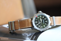 Breitling Aviator Super 8 Green Dial Titanium 46mm Automatic EB2040101L1X1 NEW