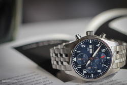 IWC Pilot's Watch Chronograph Blue Dial Stainless Steel 41mm IW388102 - Complete