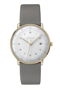 Junghans Max Bill Mega Solar Ref. 59/7324.02 | Golden Sand PVD Coated | Solar-Powered Quartz Precision