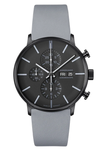 Junghans FORM A Chronoscope English Date 27/4371.01 black PVD chronograph