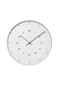 Junghans Wall Clock Quartz 22cm Satin Aluminum Ref 36/7604.80 Junghans Wall Clock Quartz 22cm Satin Aluminum Ref 36/7604.80