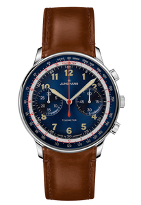 Junghans Meister Telemeter Edition Ref. 27/3587.02 | 40.8 mm | Matte Blue Dial | Brown Leather Strap Junghans Meister Telemeter Edition Ref. 27/3587.02 | 40.8 mm | Matte Blue Dial | Brown Leather Strap