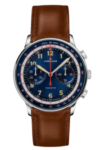 Junghans Meister Telemeter Limited Edition 27/3587.02 blue dial chronograph