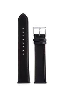 Junghans Dark Espresso Brown Cowhide Leather Strap – 20mm