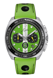Junghans 1972 Chronoscope Sports Edition green matte color dial automatic chronograph limited 200 pieces