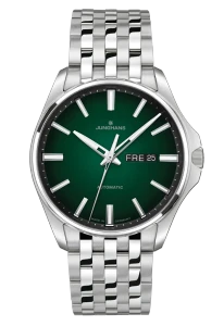 Junghans Meister S Automatic Green Dial Ref. 27/4518.44 front view