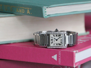For Sale: Cartier Tank Francaise Watch Stainless Steel Custom Diamonds BP Roman W51008Q3, pre-owned and available to purchase online www.legendoftime.com and in store Chicago Watch Center - Legend of Time For Sale: Cartier Tank Francaise Watch Stainless Steel Custom Diamonds BP Roman W51008Q3, pre-owned and available to purchase online www.legendoftime.com and in store Chicago Watch Center - Legend of Time