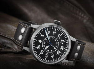 Laco 1925 Mens Pilot watch for sale now available online and in store in Chicago - Legend of Time.
PRODUCT DESCRIPTION
PILOT WATCH ORIGINAL - MODEL PADERBORN
PRODUCT.NR.
861749
DELIVERY TIME
2 - 3 DAYS
Made in Germany.
MOVEMENT:
AUTOMATIC MOVEMENT LACO 24
BASIC MOVEMENT ETA 2824.2 (ELABORÉ)
CASE:
DARK SANDBLASTED STAINLESS STEEL CASE WITH "FL23883" ENGRAVING, DOMED AND ANTI-REFLECTIVE SAPPHIRE CRYSTAL, SOLID CASE BACK WITH ENGRAVING
DIAL:
NUMBERS AND FIGURES WITH SUPERLUMINOVA C3
HANDS:
THERMICAL BLUED STEELHANDS FILLED WITH SUPERLUMINOVA C3
STRAP:
BROWN CALF LEATHER STRAP WITH RIVETS
BOX:
BLACK WATCH BOX WITH ZIPPER
DIAMETER:
42,0 MM
HEIGHT:
12,8 MM
LUG WIDTH:
20,0 MM
LUG TO LUG:
50,0 MM
WATERPROOF:
UP TO 5 ATM
WEIGHT:
94,3 G (INCL. STRAP) Laco 1925 Mens Pilot watch for sale now available online and in store in Chicago - Legend of Time.
PRODUCT DESCRIPTION
PILOT WATCH ORIGINAL - MODEL PADERBORN
PRODUCT.NR.
861749
DELIVERY TIME
2 - 3 DAYS
Made in Germany.
MOVEMENT:
AUTOMATIC MOVEMENT LACO 24
BASIC MOVEMENT ETA 2824.2 (ELABORÉ)
CASE:
DARK SANDBLASTED STAINLESS STEEL CASE WITH "FL23883" ENGRAVING, DOMED AND ANTI-REFLECTIVE SAPPHIRE CRYSTAL, SOLID CASE BACK WITH ENGRAVING
DIAL:
NUMBERS AND FIGURES WITH SUPERLUMINOVA C3
HANDS:
THERMICAL BLUED STEELHANDS FILLED WITH SUPERLUMINOVA C3
STRAP:
BROWN CALF LEATHER STRAP WITH RIVETS
BOX:
BLACK WATCH BOX WITH ZIPPER
DIAMETER:
42,0 MM
HEIGHT:
12,8 MM
LUG WIDTH:
20,0 MM
LUG TO LUG:
50,0 MM
WATERPROOF:
UP TO 5 ATM
WEIGHT:
94,3 G (INCL. STRAP)