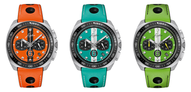Three Racing Statements: The Junghans 1972 Chronoscope in Green, Orange, and Turquoise