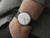 Junghans Max Bill Regulator 40mm white dial watch worn on the wrist