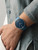 Junghans 27/4356.00 Arctic Blue dial with eight diamonds at 12 o’clock on the wrist