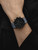 On the wrist Junghans FORM A Chronoscope English Date 27/4371.01 black PVD chronograph