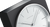Junghans Max Bill table clock black piano lacquer wood case