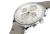 Junghans Meister Chronoscope 27/4223.03 warm grey dial automatic chronograph side and crown view