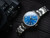 Laco Augsburg Stunde 42 Bracelet Automatic Pilot Watch Blue Dial Stainless Steel