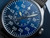 Laco Aachen Blaue Stunde Type B flieger dial blue sunburst detail
