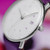 Date function close up Junghans Max Bill Damen 47/4558.02