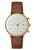 Junghans Max Bill Chronoscope 27/7800.02 gold PVD automatic chronograph front view