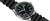 Laco 1925 Watch SPORT AMAZONAS MB Green accents Black Rubber Strap Automatic 42 mm