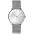Junghans Max Bill Quartz 41/4463.46 silver dial Milanese bracelet