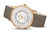 JUNGHANS MEISTER WORLDTIMER 027/5012.02 Mens 24 Time Zone Watch 

SPECIAL ORDER - DELIVERY 6-8 Weeks
The new Meister Worldtimer is an elegant embodiment of the earth’s perpetual motion. All 24 time zones are available to the wearer at a glance by correlating the hour disc with the cities represented on the dial. While the dial reflects the progression of time across the globe, the glass back of the case provides a view of the intricate self-winding movement.

 

This sense of global networking is the inspiration behind the new Meister Worldtimer from Junghans: A timepiece that exhibits most elegantly the perpetual movement of our world. The radial aperture in the dial reveals a grey hour disc which displays the time in 24 different loca-tions simultaneously. A specific city is allocated to every hour of the day in its respective time zone. Should one wish to send a Good Night message to loved ones back home while away on a business trip, the night time hours between 7pm and 6am are represented in black to provide an invaluable guide.

Movement: 
Movement:
Self-winding movement J820.5 with 24-hour display and power reserve of up to 42 hours
 
Case:
Stainless steel or PVD-coated, Ø 40.4 mm, height 10.4 mm, 5-times screwed case back with mineral crystal
 
Glass: 
Sapphire crystal with anti-reflection coating on both sides
 
Dial:
Matt silver-plated
 
Hands:
With environmentally friendly Superluminova luminous substance
 
Strap: 
Calf leather strap in brown with PVD-coated buckle
 
Water-Resistance: 
up to 5 bar
 
