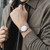 Junghans Meister fein Automatic 27/4153.44 silver dial stainless steel Milanese bracelet on the wrist