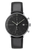 Junghans Max Bill Chronoscope 27/4601.02 | 40mm Black Dial front view