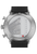 Junghans Max Bill Chronoscope Bauhaus 27/4303.02 white dial red chronograph hand case back transparent