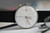 Junghans Max Bill Chronoscope Bauhaus 27/4303.02 white dial red chronograph hand  dial close up daylight