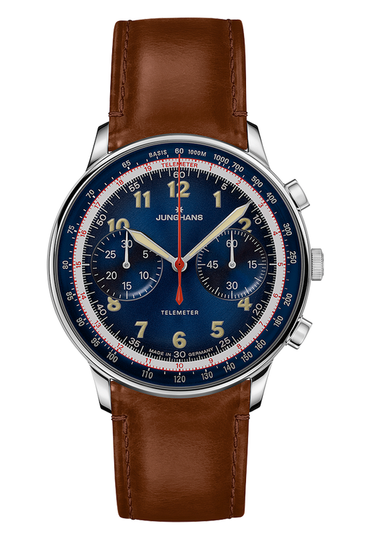 Junghans Meister Telemeter Limited Edition 27/3587.02 blue dial chronograph
