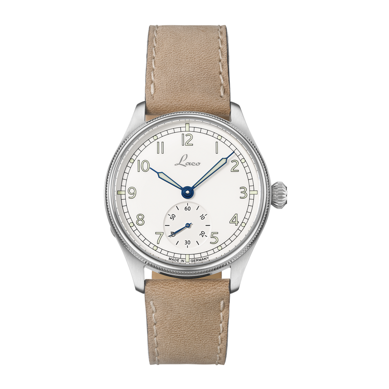 Laco Cuxhaven 39 Handwound Navy Watch Ref 862168