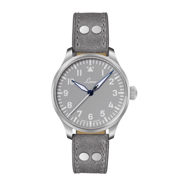 Laco Augsburg Grau Pilot Watch 39 mm – Automatic Grey Dial – Ref. 862161 front view