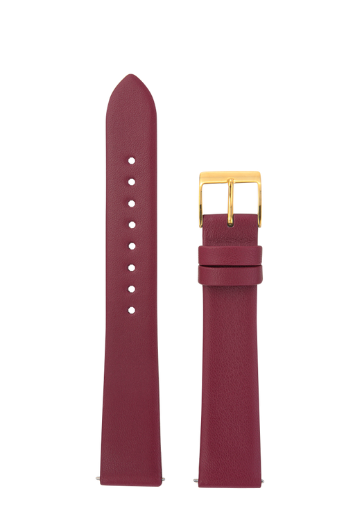 Junghans Beige Cowhide Leather Watch Strap — 17 mm Size Regular