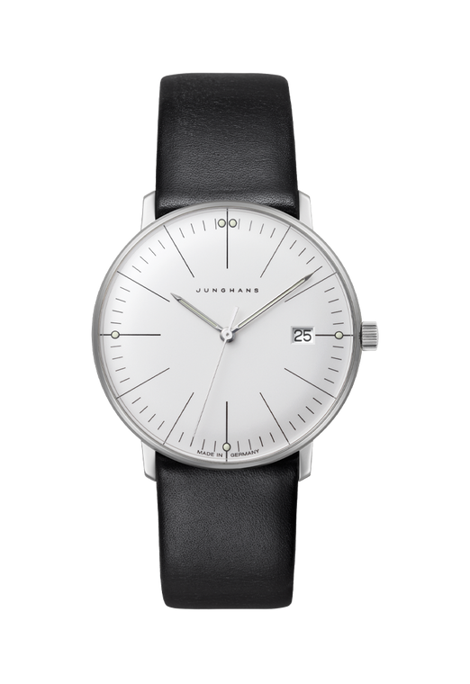 Junghans Max Bill Damen Quartz 47/4251.02 32.7mm silver dial watch front view