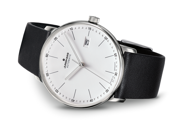 JUNGHANS FORM A - matte silver dial, automatic movement, made in Germany 27/4730.00