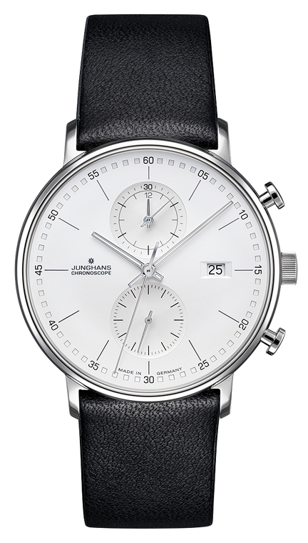 JUNGHANS FORM C Premium Quality Sapphire Crystal Steel Quartz 041/4770.00 Made in Germany