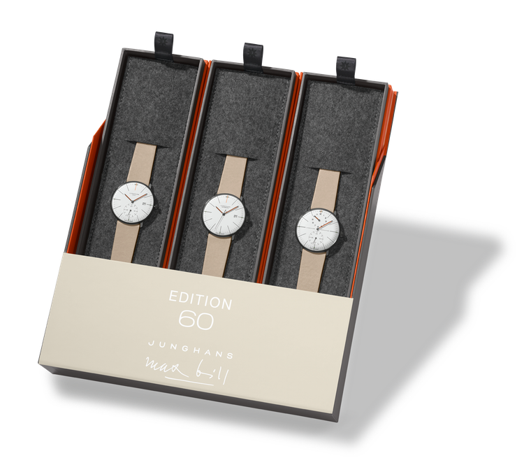 Junghans Max Bill Edition Set 60 27/4109.00 limited three-watch collector collection