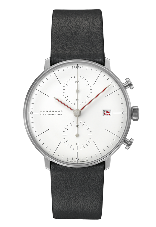 Junghans 27/4303.02 Max Bill Chronoscope Bauhaus watch