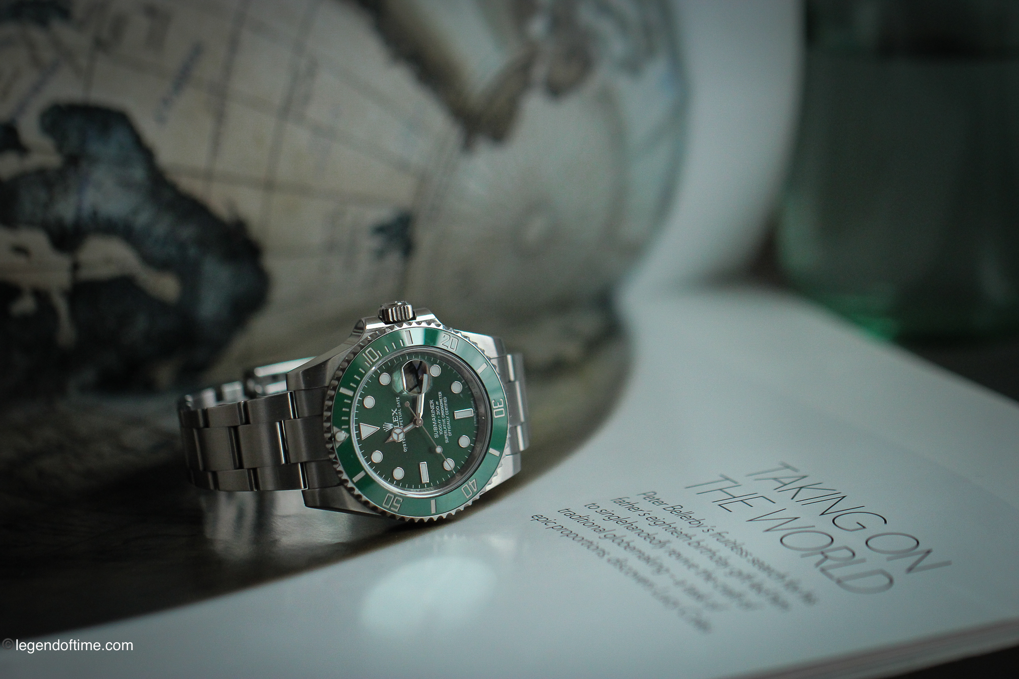 Rolex Submariner 40mm 116610 Superior Green Ceramic Bezel For 116610LV Hulk  Mint