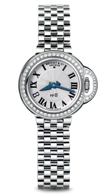 Bedat & Co.Ladies diamond watch size 6.5 to 7 Bedat Stainless Steel 314.051.109 | SwissWatchExpo main image 4