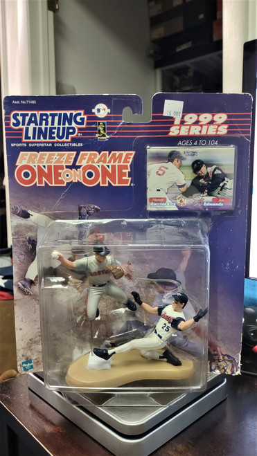 1999 Starting Lineup Freeze Frame One On One NOMAR GARCIAPARRA JIM EDMONDS f14