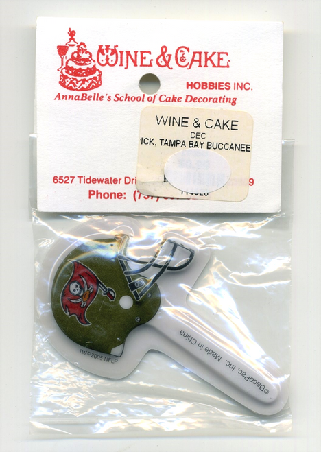 Tampa Bay Buccaneers NFL Cake Toppers Cupcake Picks Football NEW